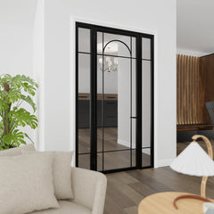 Arch Single Door with Sidelights